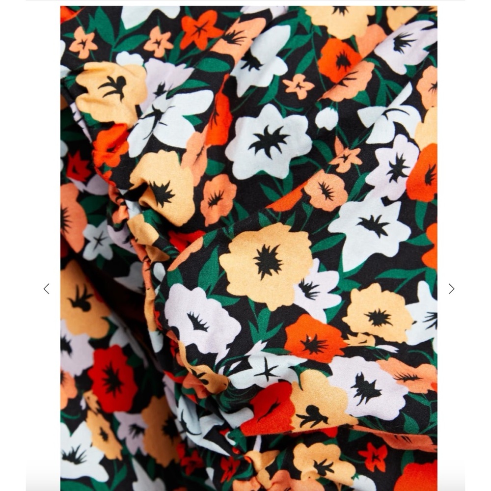 AGUA BY AGUA BENDITA Horizonte Floral Print Mini Dress in Multicolor Small - Picture 6 of 16